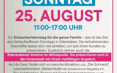 Verkaufsoffener Sonntag 25.8.24