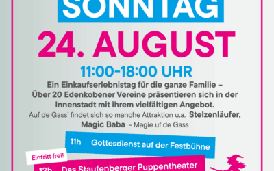 Verkausoffener Sonntag Stadtfest 24.08.2025